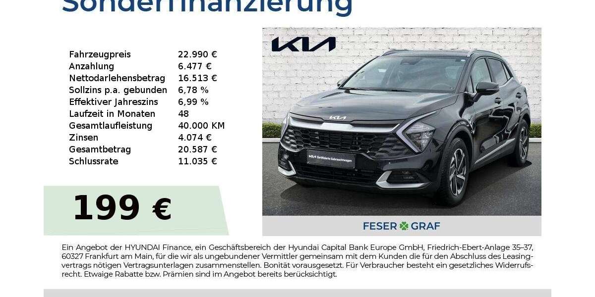 Kia Sportage 41.500 km 22.990 &euro; Roth 91154