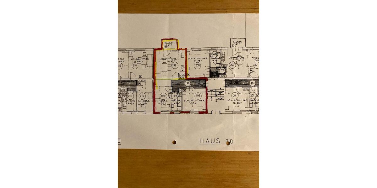 Etagenwohnung Fürth Eigenes Heim - 3 Zimmer, 56 m&sup2;, 210.000&euro; | Angebot:23792367