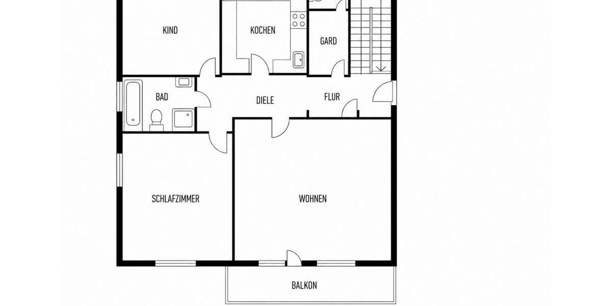 Etagenwohnung Fürth Bislohe - 3 Zimmer, 95 m&sup2;, 1.425&euro; | Angebot:26517640