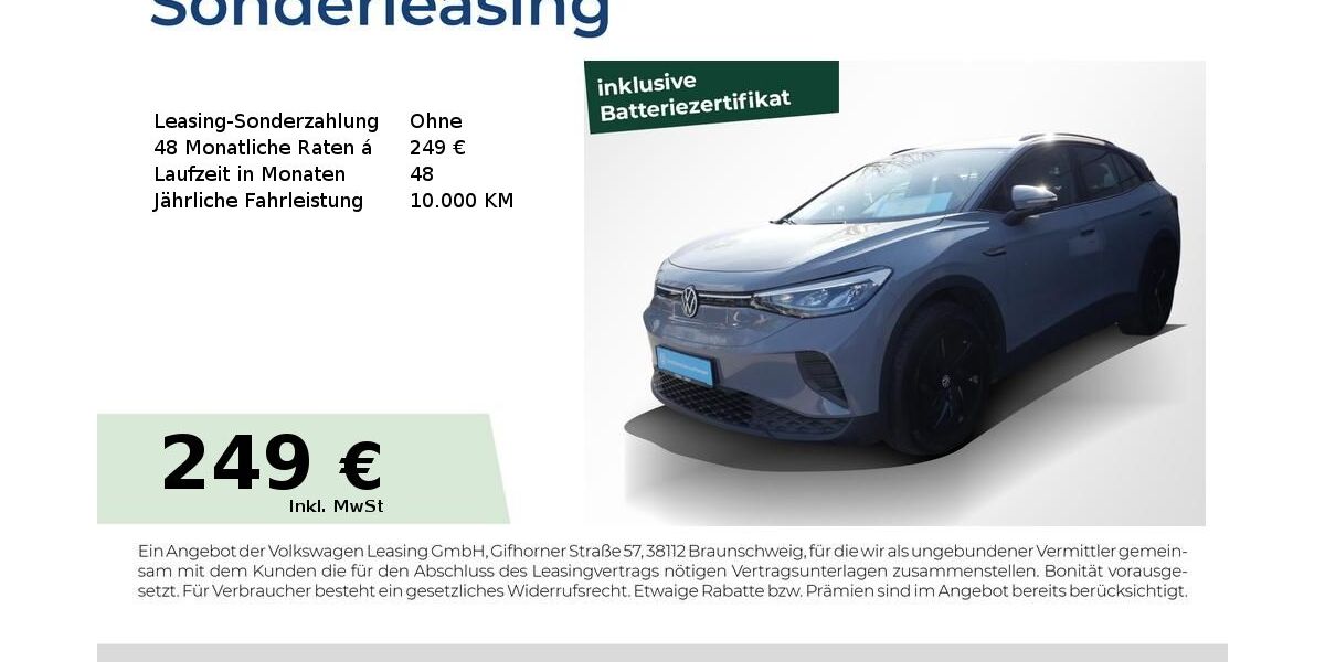 VW ID.4 44.750 km 19.560 &euro; Erlangen 91058