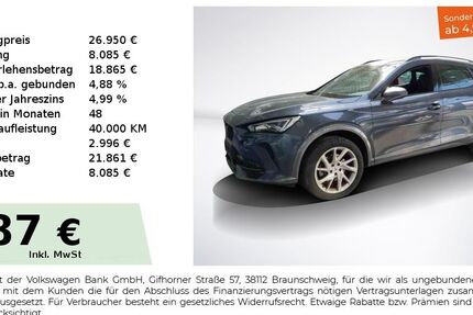 Cupra Formentor 40.350 km 26.650 &euro; Nürnberg 90441