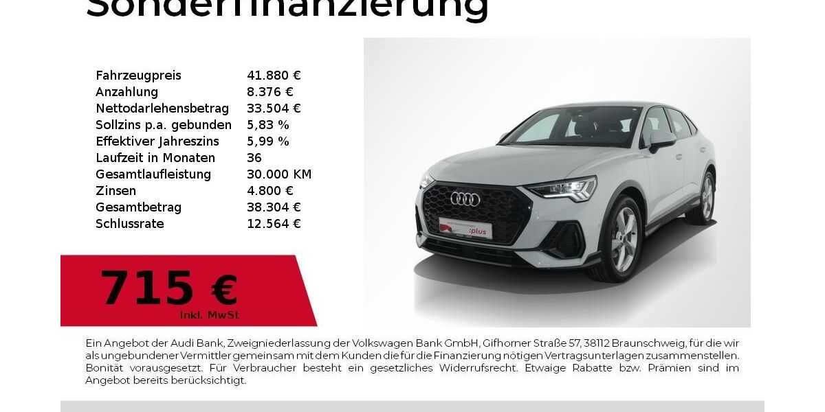 Audi Q3 13.194 km 37.940 &euro; Nürnberg 90441