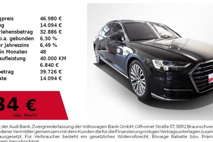 Audi A8 110.200 km 45.780 &euro; Nürnberg 90411