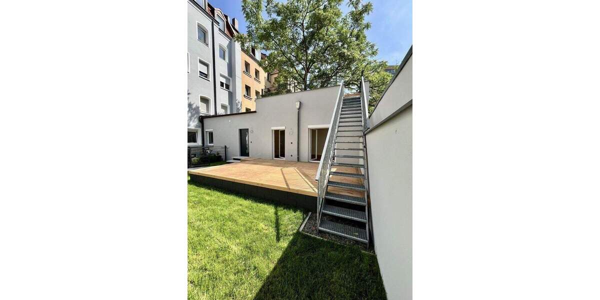 Terrassenwohnung Nürnberg Nordbahnhof - 2 Zimmer, 72 m&sup2;, 280.000&euro; | Angebot:25663263