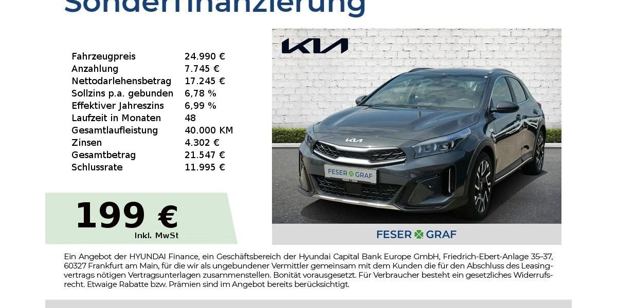 Kia XCeed 6.881 km 24.990 &euro; Roth 91154