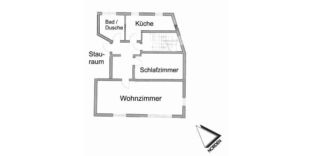 2 Zi. Wohnung im Dachgeschoss mit Stellplatz - Etagenwohnung Adelsdorf | Angebot:27541175