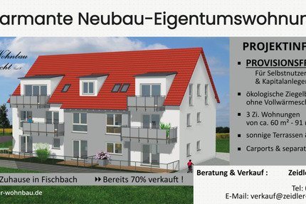 Wohnung Nürnberg Fischbach - 3 Zimmer, 91 m&sup2;, 546.000&euro; | Angebot:25668569