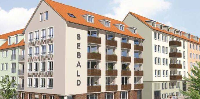 Etagenwohnung Nürnberg Sebald - 3 Zimmer, 63 m&sup2;, 840&euro; | Angebot:26055245
