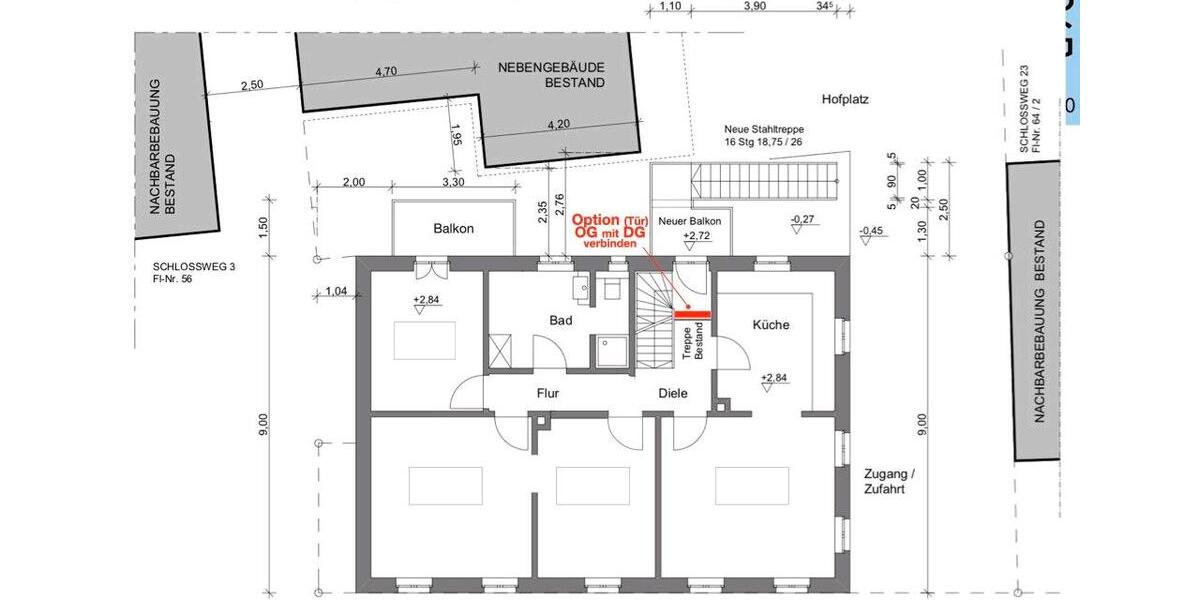 Etagenwohnung Uttenreuth - 4 Zimmer, 100 m&sup2;, 1.410&euro; | Angebot:25173882