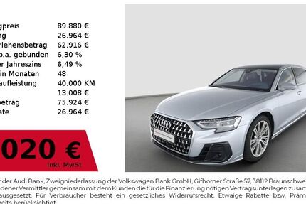 Audi A8 50.134 km 89.880 &euro; Nürnberg 90411
