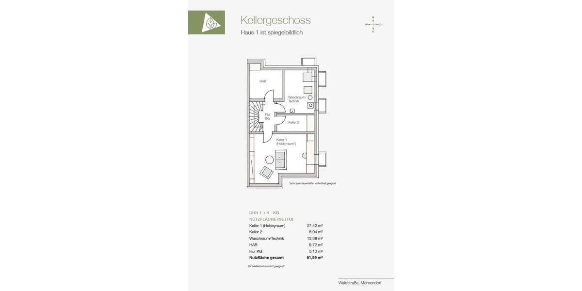 Doppelhaushälfte Möhrendorf Oberndorf - 5 Zimmer, 142 m&sup2;, 895.000&euro; | Angebot:25850493