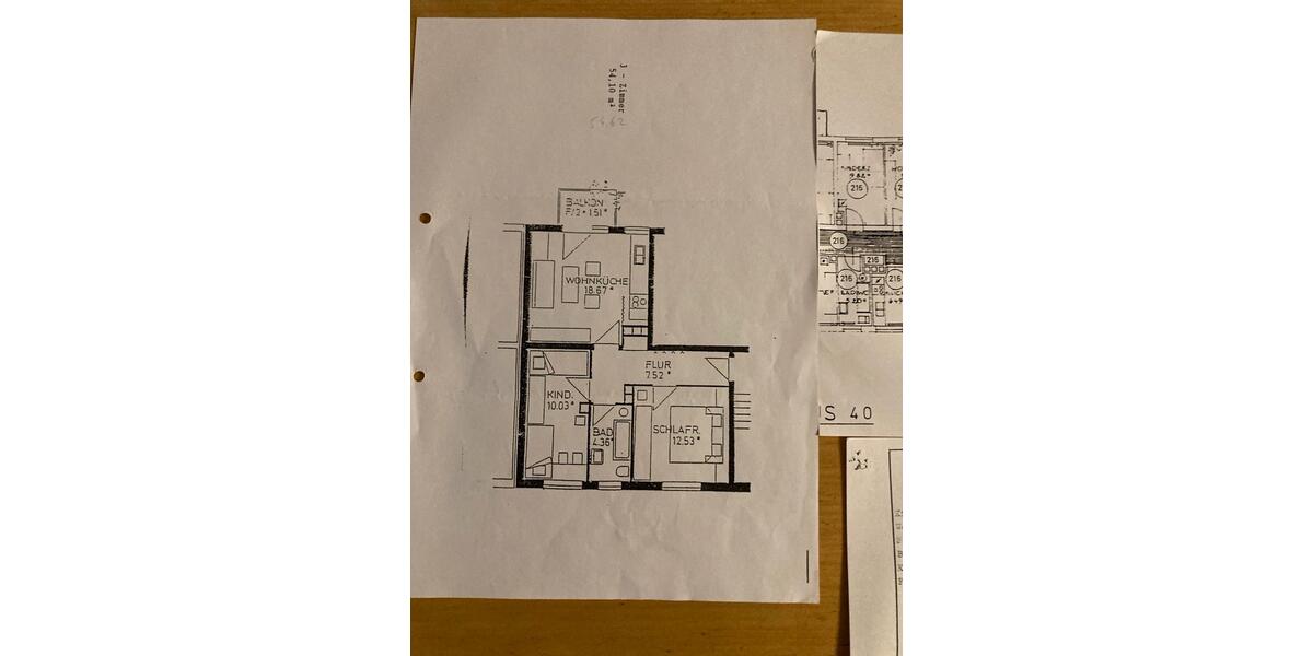 Etagenwohnung Fürth Eigenes Heim - 2.5 Zimmer, 55 m&sup2;, 165.000&euro; | Angebot:27260936
