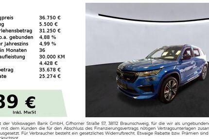 Skoda Kodiaq 63.150 km 36.750 &euro; Lauf an der Pegnitz 91207