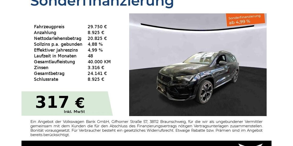 Cupra Ateca 32.450 km 29.750 &euro; Nürnberg 90441