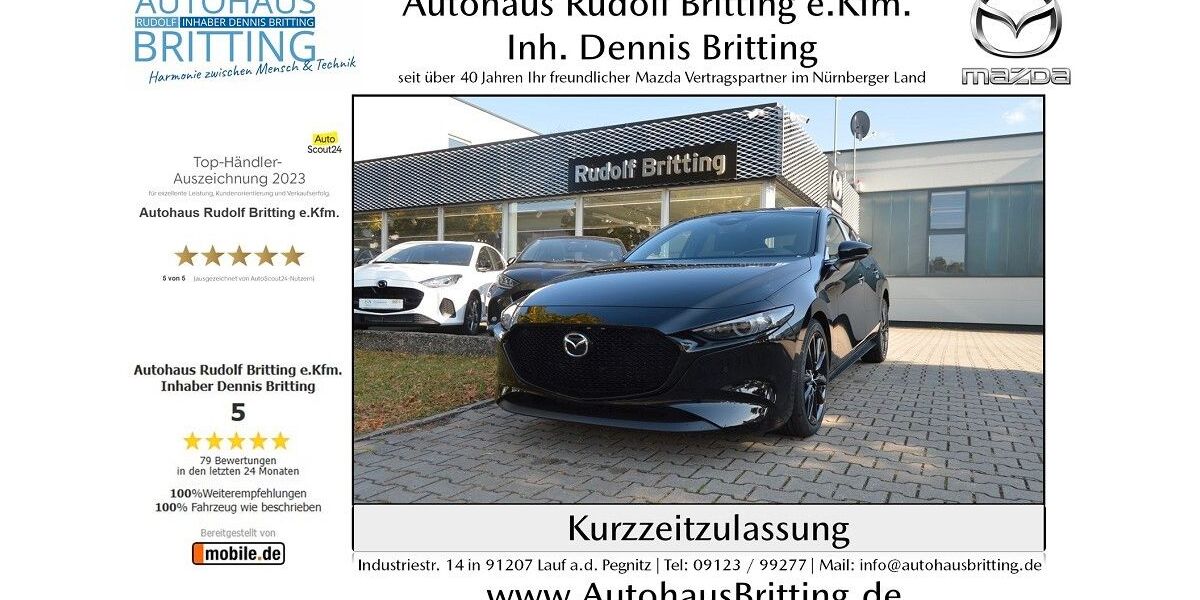 Mazda 3 8.000 km 29.490 &euro; Lauf 91207
