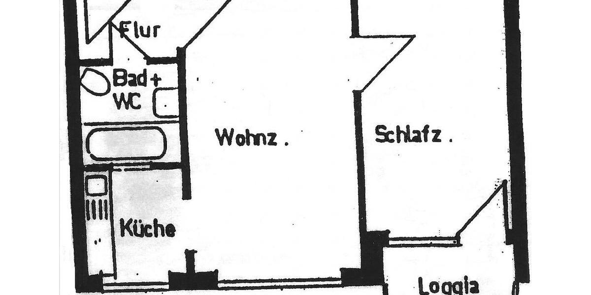 Etagenwohnung Nürnberg Rabus - 2 Zimmer, 42 m&sup2;, 145.001&euro; | Angebot:27244706