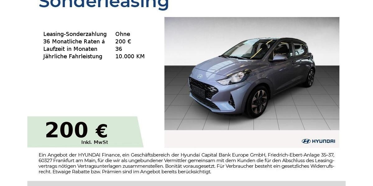 Hyundai i10 5.088 km 16.450 &euro; Fürth 90763