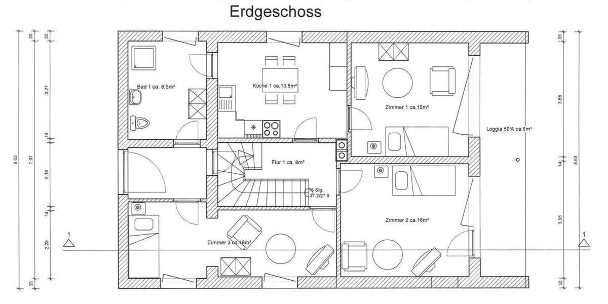 Einfamilienhaus Herzogenaurach - 6 Zimmer, 168 m&sup2;, 520.000&euro; | Angebot:25746872
